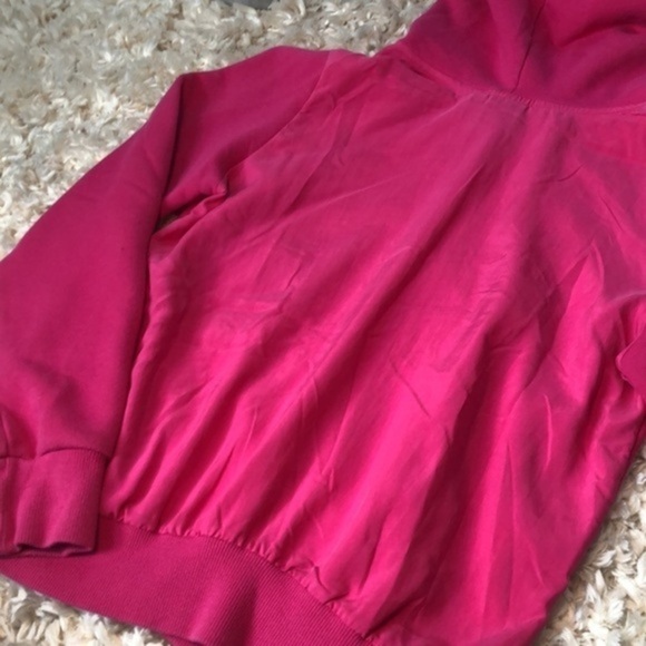 ADIDAS | Pink Ghost Logo Drawstring Hoodie - Size S - Picture 8 of 9